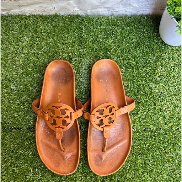 Tory Burch Miller Cloud🍂🍁aged Camello size 9 womens. gently used - Picture 11 of 16